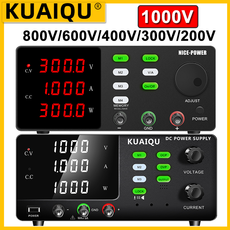 KUAIQU 1000V 1A高電圧DC電源 800V/60 - Switching Dc Power Supply 300V 1A のレビューと価格
